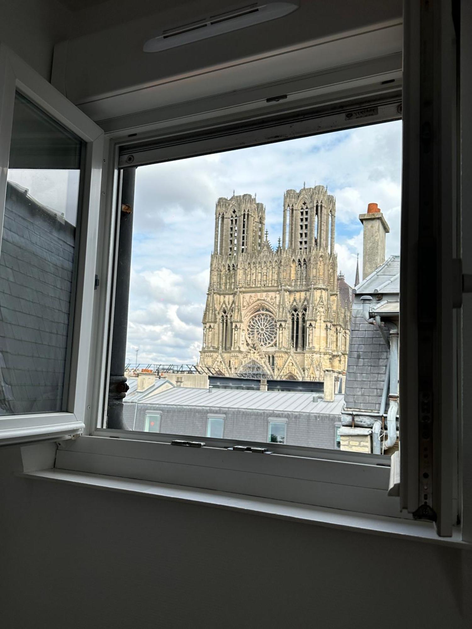 شقة Faro, Vue Sur La Cathedrale رانس المظهر الخارجي الصورة